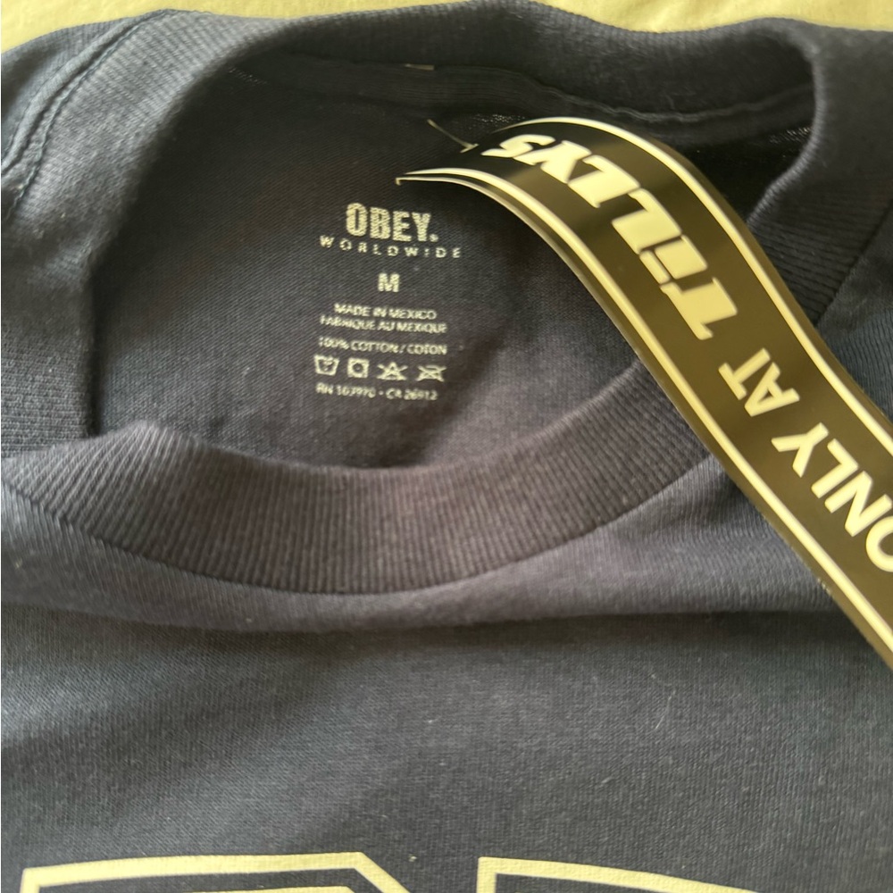 Obey Charcoal Gray Graphic Tee